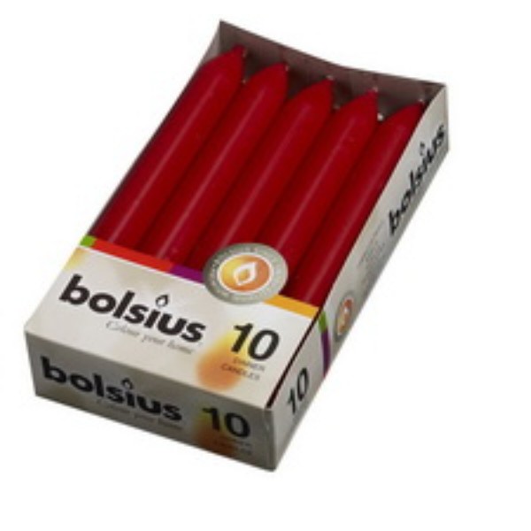 Фото - Свічка столова Bolsius Бордо 170/20, 10шт (702244) Фото - Свічка столова Bolsius Бордо 170/20, 10шт (702244)