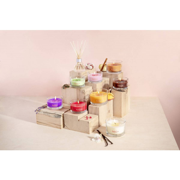 Фото - Свеча стекло Bolsius ароматическая 63/90 in balance (Белый чай и листья мяты) (170413)