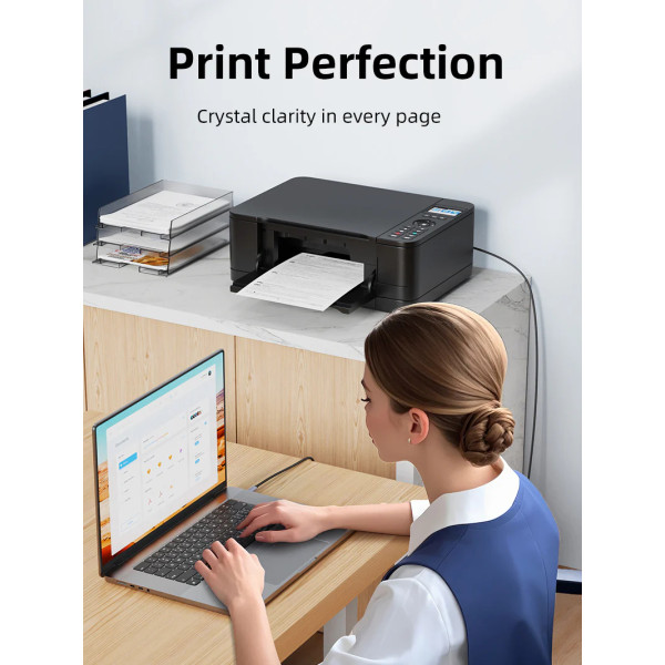 Фото - Кабель USB Type-C - USB Type-B 
 Cabletime USB 2.0 Type-C (M) - B Print 2 м (CA16L)