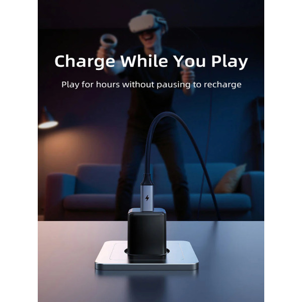 Фото - Кабель синхронізації даних Cabletime USB3.0 VR PD 36W 5 м (CA44P)