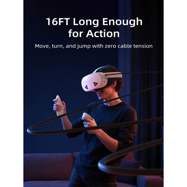 Фото - Кабель синхронізації даних Cabletime USB3.0 VR PD 36W 5 м (CA44P)