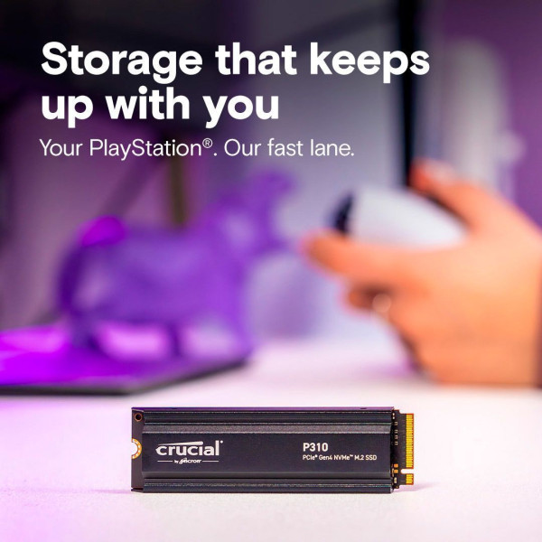 Фото - SSD-накопитель внутренний Crucial Micron M.2 1TB PCIe 4.0 P310 (CT1000P310SSD5)