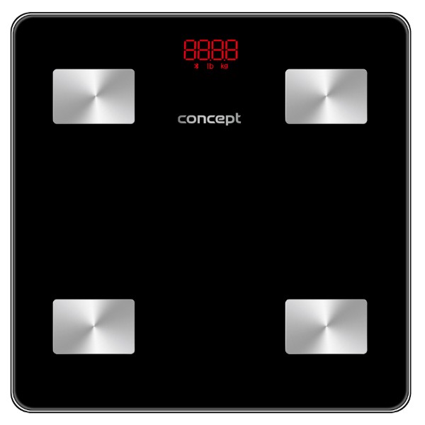 Фото - Ваги підлогові Concept VO4001 Perfect Health Black