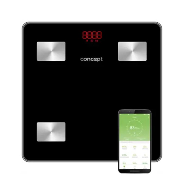Фото - Ваги підлогові Concept VO4001 Perfect Health Black