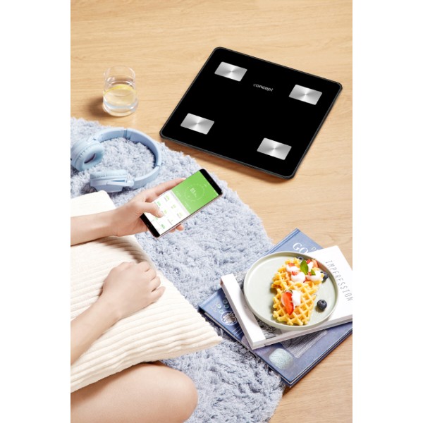 Фото - Ваги підлогові Concept VO4001 Perfect Health Black