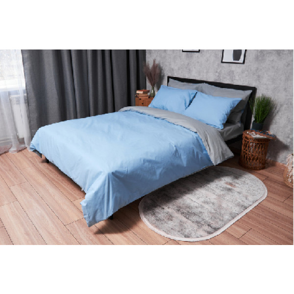 Фото - Комплект постільної білизни Moon&Star Бязь Gold Люкс Nordic Gray 175х210 (MS-820003085)