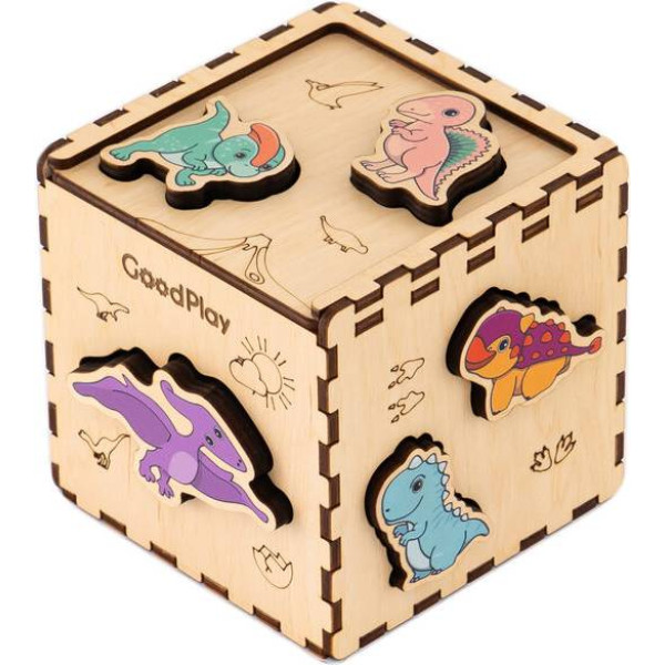 Фото - Сортер GoodPlay ДиноМир (CUB-4-010)