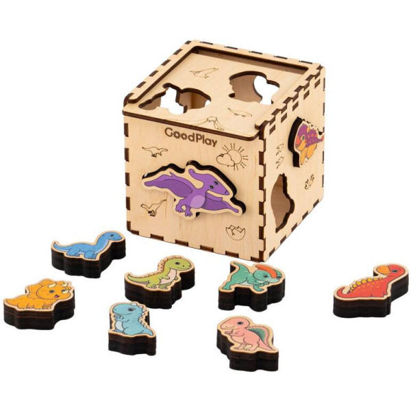 Фото - Сортер GoodPlay ДиноМир (CUB-4-010)