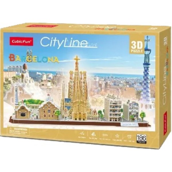 Фото - 3D пазлы Cubic Fun ''City Line Barcelona'' (MC256h)