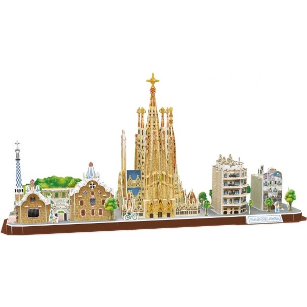 Фото - 3D пазлы Cubic Fun ''City Line Barcelona'' (MC256h)