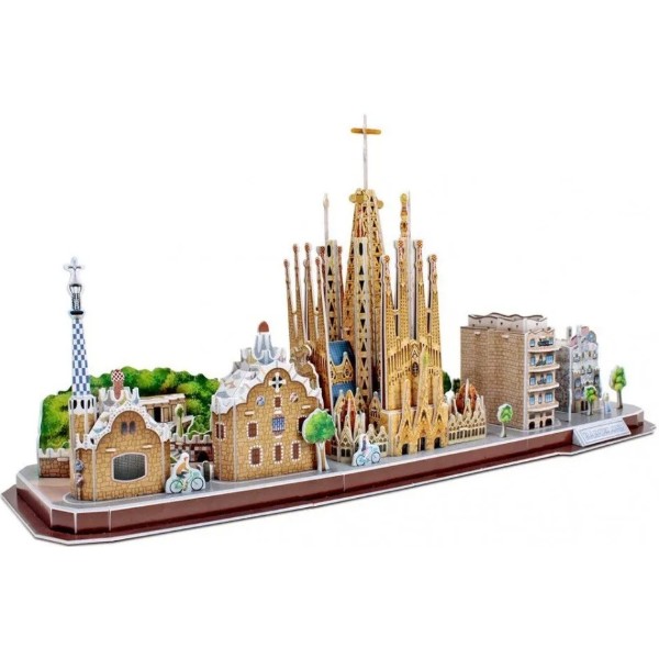 Фото - 3D пазлы Cubic Fun ''City Line Barcelona'' (MC256h)