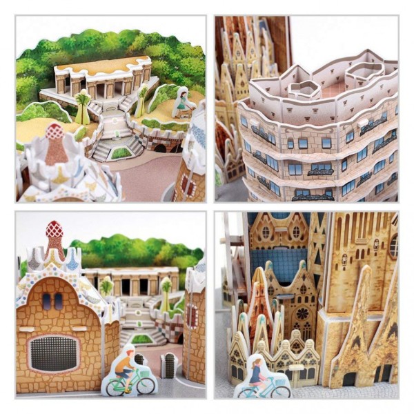 Фото - 3D пазлы Cubic Fun ''City Line Barcelona'' (MC256h)