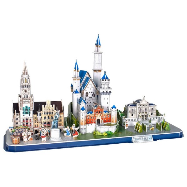 Фото - 3D пазлы Cubic Fun ''City Line Bavaria" (MC267h)