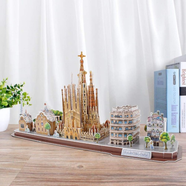 Фото - 3D пазлы Cubic Fun ''City Line Barcelona'' (MC256h)