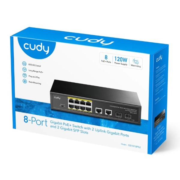 Фото - Коммутатор локальной сети (Switch) Cudy GS1010PS2