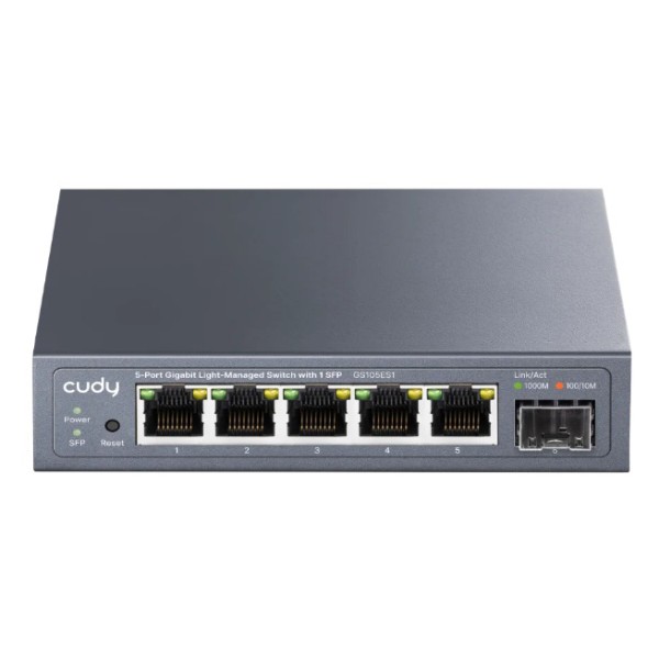 Фото - Коммутатор локальной сети (Switch) Cudy GS105ES1