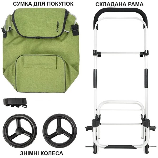 Фото - Сумка-візок ShoppingCruiser Allround Green (650070)