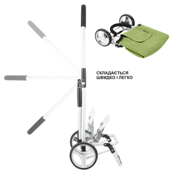 Фото - Сумка-візок ShoppingCruiser Foldable Green (650068)
