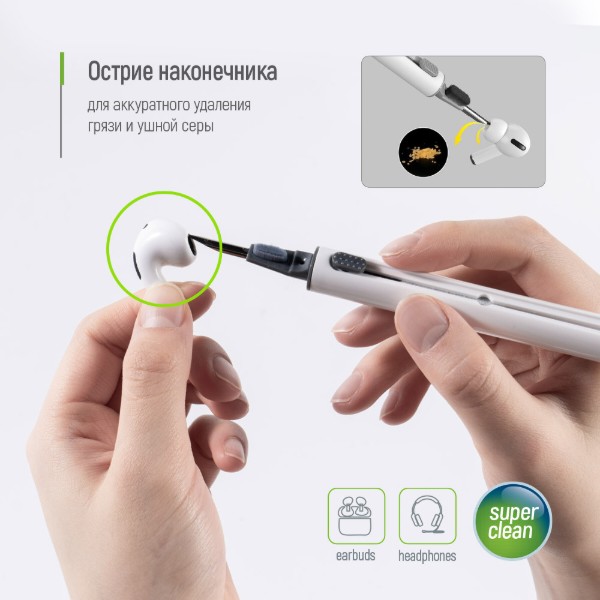 Фото - Набор для чистки мобильных устройств Colorway 3 в 1, для чистки наушников (CW-1131)