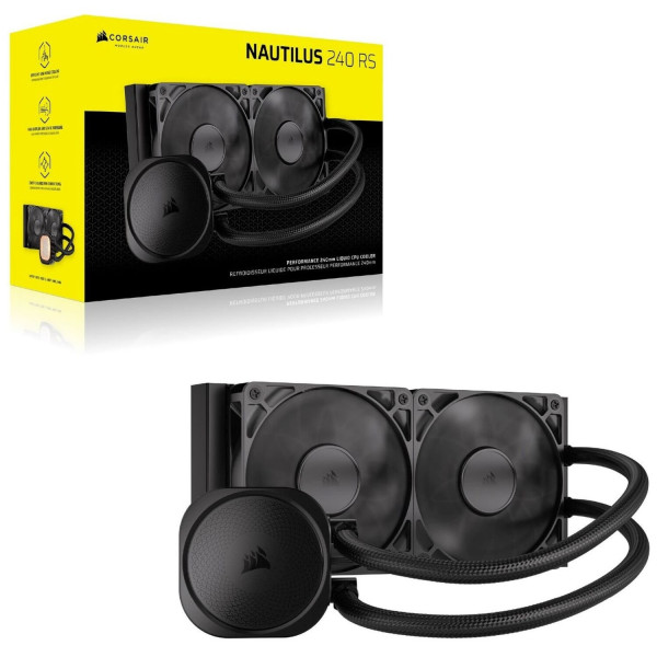 Фото - Водяна система охолодження Corsair Nautilus 240 RS (CW-9060088-WW)