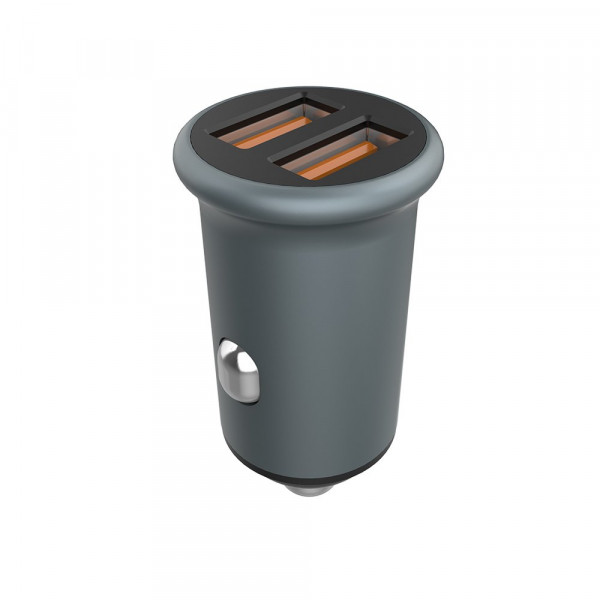 Фото - Автомобільний зарядний пристрій Colorway 2xUSB Quick Charge 3.0 36W Gray (CW-CHA036Q-GR)