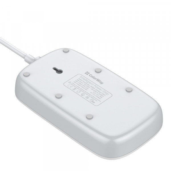 Фото - Мережевий фільтр Colorway 4 розетки/4USB White (CW-CHU44QW)
