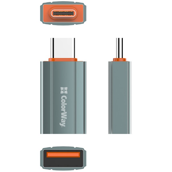 Фото - Перехідник Colorway USB-A to Type-C (CW-AD-AC)