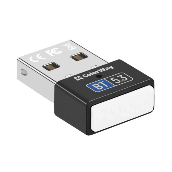 Фото - Адаптер мережі Bluetooth USB Colorway Bluetooth BT 5.3 (CW-AD-BT53)