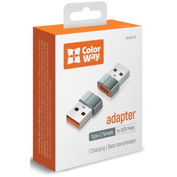 Фото - Перехідник Colorway Type-C to USB-A (CW-AD-CA)