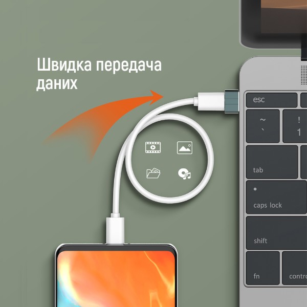 Фото - Перехідник Colorway Type-C to USB-A (CW-AD-CA)