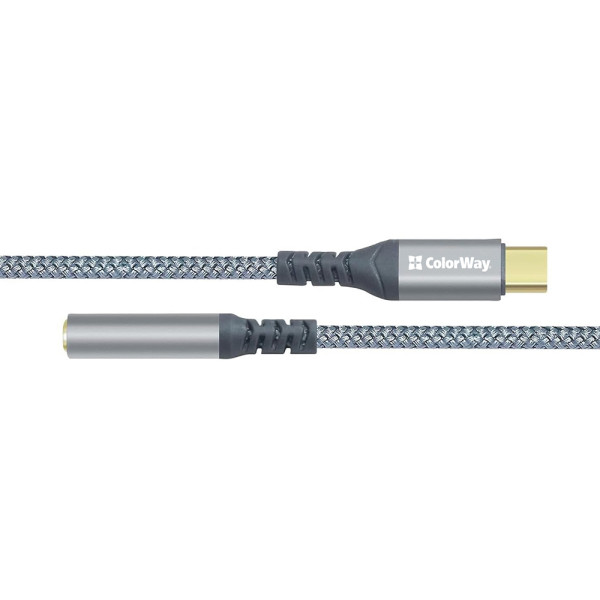 Фото - Перехідник Colorway USB-C to 3.5 мм Female Audio 14 см (CW-AD-CJ)