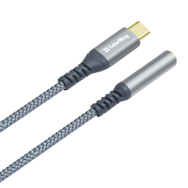 Фото - Перехідник Colorway USB-C to 3.5 мм Female Audio 14 см (CW-AD-CJ)