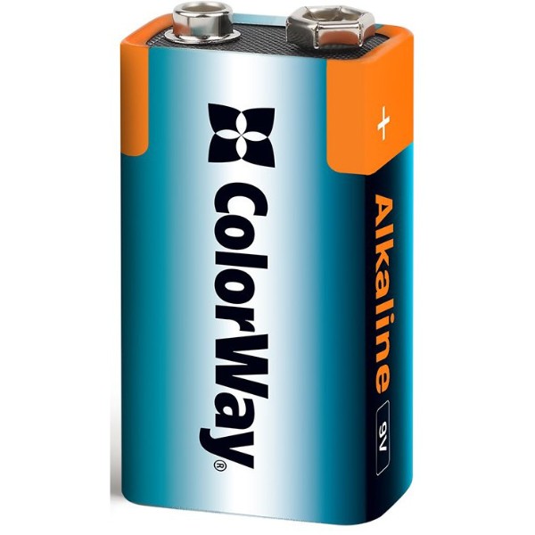 Фото - Батарейка тип 9V/6LR61 Colorway Alkaline Power 9V/6LR61 (CW-BA6LR61-1BL)