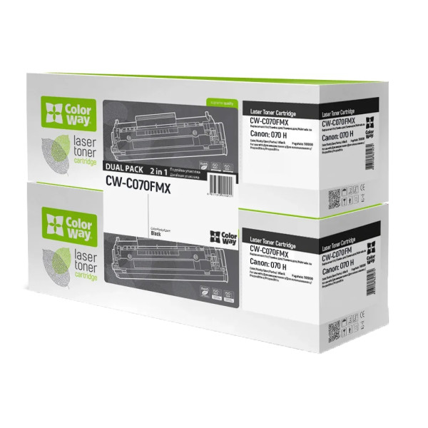 Фото - Картридж для лазерных принтеров/МФУ Colorway Canon (070H) MF461w/463dw/465dw/LBP243dw/246dw Dual pack (CW-C070FMX)