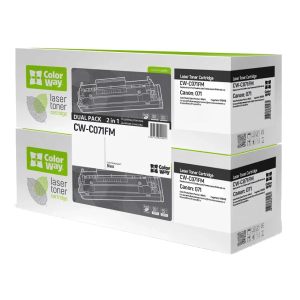 Фото - Картридж для лазерных принтеров/МФУ Colorway Canon (071) LBP122/MF272 Dual pack (CW-C071FM)