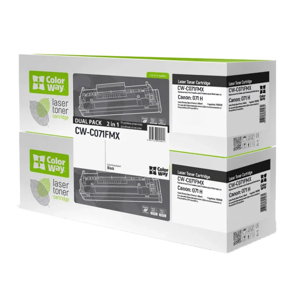 Фото - Картридж для лазерных принтеров/МФУ Colorway Canon (071H) LBP122/MF272 Dual pack (CW-C071FMX)