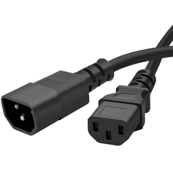 Фото - Кабель живлення Colorway C13 to C14 1.8m (CW-CBP087-BK) Фото - Кабель живлення Colorway C13 to C14 1.8m (CW-CBP087-BK)