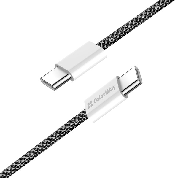 Фото - Кабель Colorway Type-C - Type-C 3.0А 2м Black (CW-CBPDCC068-BK)