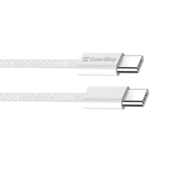 Фото - Кабель Colorway Type-C - Type-C 3.0А 2м Gray (CW-CBPDCC068-GR)