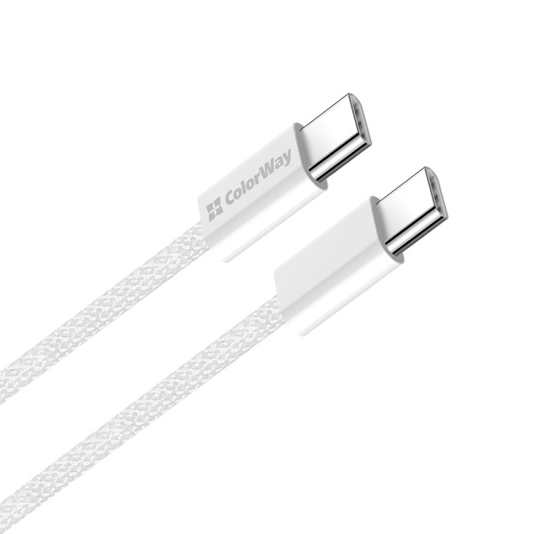 Фото - Кабель Colorway Type-C - Type-C 3.0А 2м Gray (CW-CBPDCC068-GR)