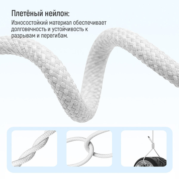 Фото - Кабель Colorway Type-C - Type-C 3.0А 2м Gray (CW-CBPDCC068-GR)