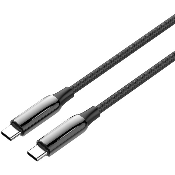 Фото - Кабель Colorway Type-C - Type-C (PVC+Aluminum Alloy) (PD Fast Charging 240W) 5А 2м Black (CW-CBPDCC070-BK)