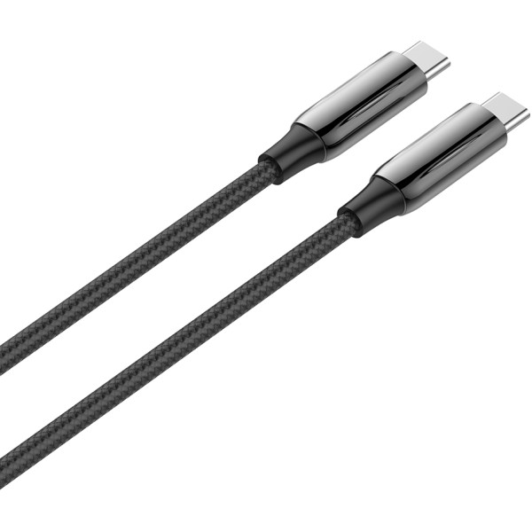 Фото - Кабель Colorway Type-C - Type-C (PVC+Aluminum Alloy) (PD Fast Charging 240W) 5А 2м Black (CW-CBPDCC070-BK)