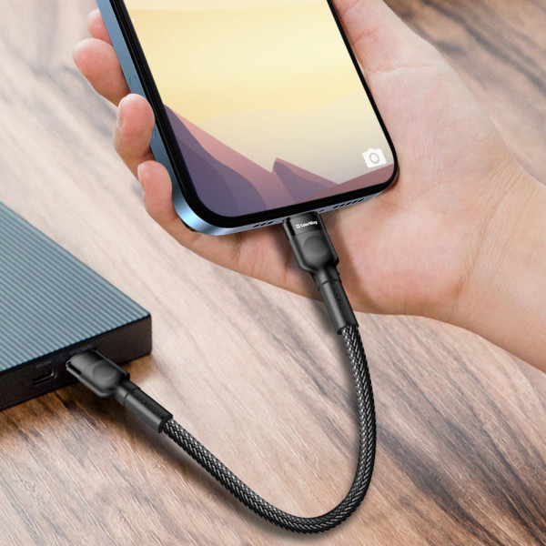 Фото - Кабель Colorway Type-C - Lightning PD Fast Charging 20W 3.0А 30 cm Black (CW-CBPDCL054-BK)