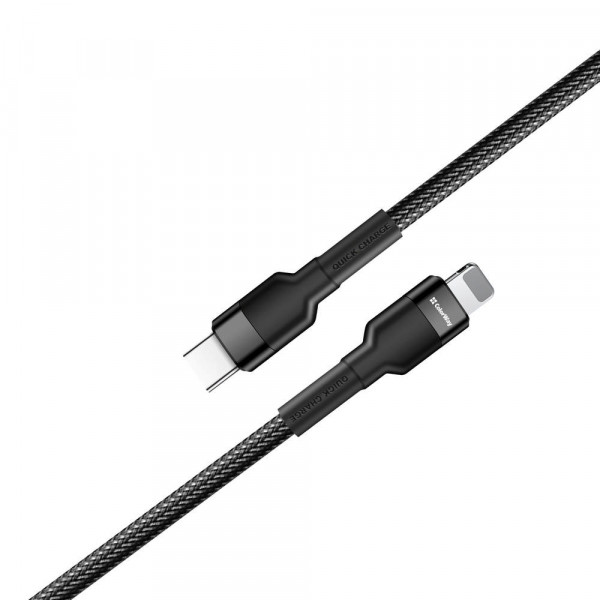 Фото - Кабель Colorway Type-C - Lightning PD Fast Charging 20W 3.0А 30 cm Black (CW-CBPDCL054-BK)