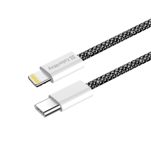 Фото - Кабель Colorway Type-C - Apple Lightning 2м Black (CW-CBPDCL068-BK)
