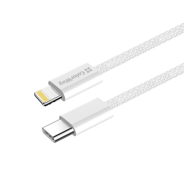 Фото - Кабель Colorway Type-C - Apple Lightning 2м Gray (CW-CBPDCL068-GR)