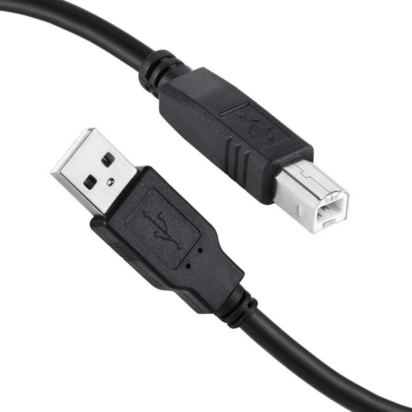 Фото - Кабель USB type A - USB type B Colorway USB 2.0 AM to BM Print Cable 3m (CW-CBUB073-BK)