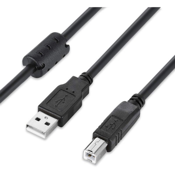 Фото - Кабель USB type A - USB type B Colorway USB 2.0 AM to BM Print Cable 3m (CW-CBUB073-BK)
