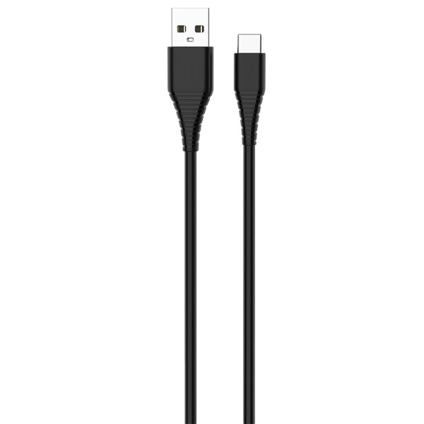 Фото - Кабель Colorway USB-USB Type-C (PVC) 2.4А 1m Black (CW-CBUC026-BK)